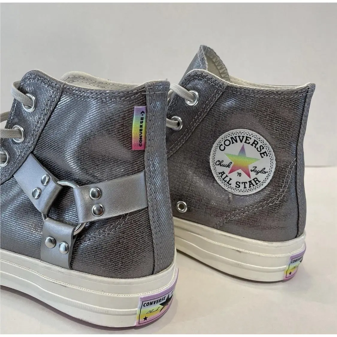 Converse shoes - Chuck 70 Hi - Chuck - A10214C - Silver (UPC: 194434882735) 2