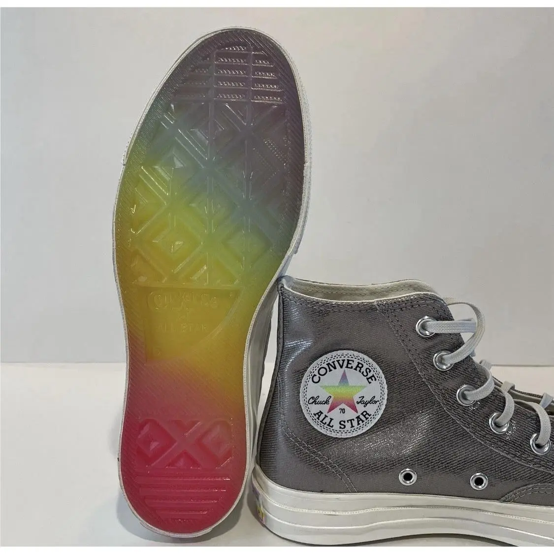 Converse shoes - Chuck 70 Hi - Chuck - A10214C - Silver (UPC: 194434882735) 4