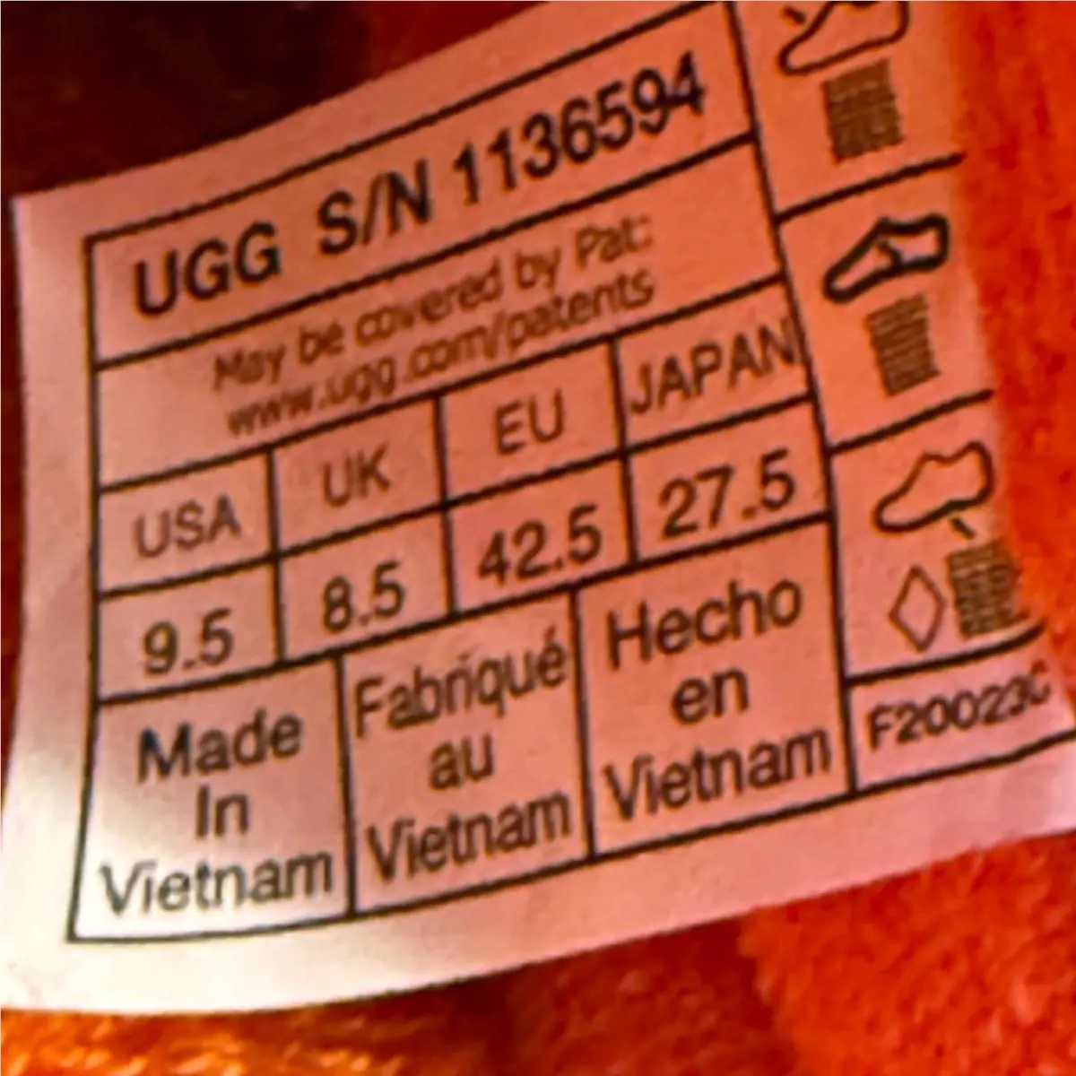 UGG shoes - UGG CA78 HERITAGE TRAINER - HERITAGE TRAINER - Orange (UPC: 196565640895) 9