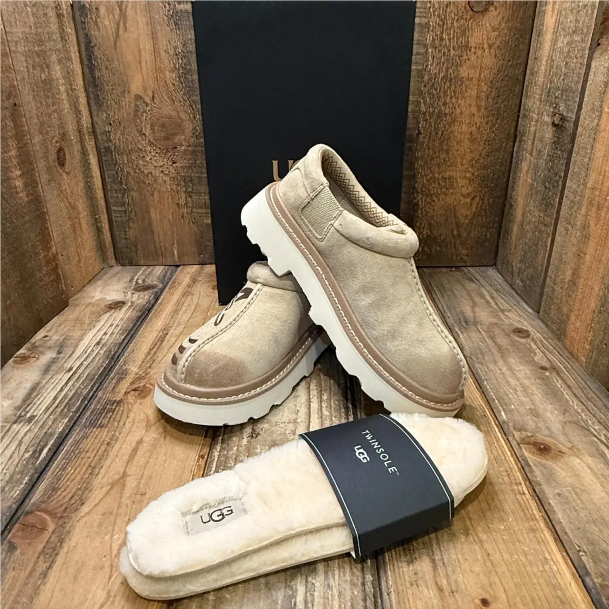 UGG shoes - UGG TASMAN LUG - TASMAN LUG - 1166913 1166913-MDSD - Beige 12