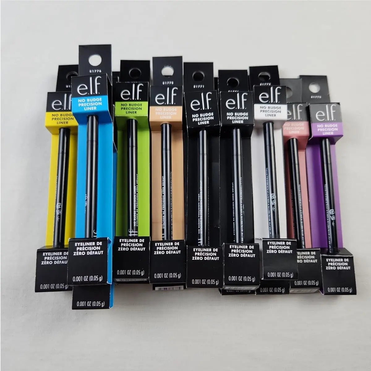 E.l.f. No Budge Percision Liner Multiple Colors Lot Of 17 In Package 0.001oz by e.l.f. Cosmetics