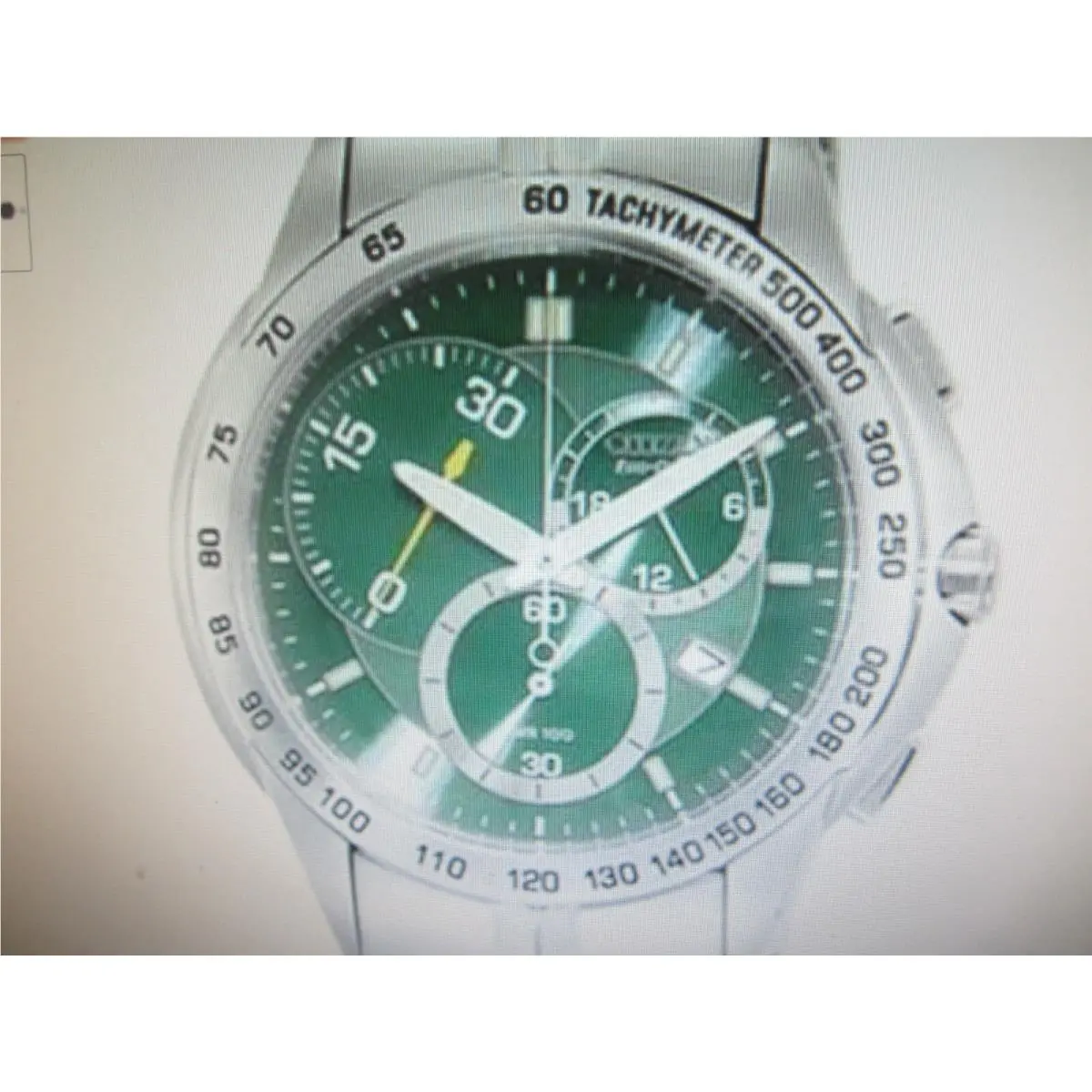 Citizen Eco-drive Men`s Watch Chrono All S/s AT1060-58W