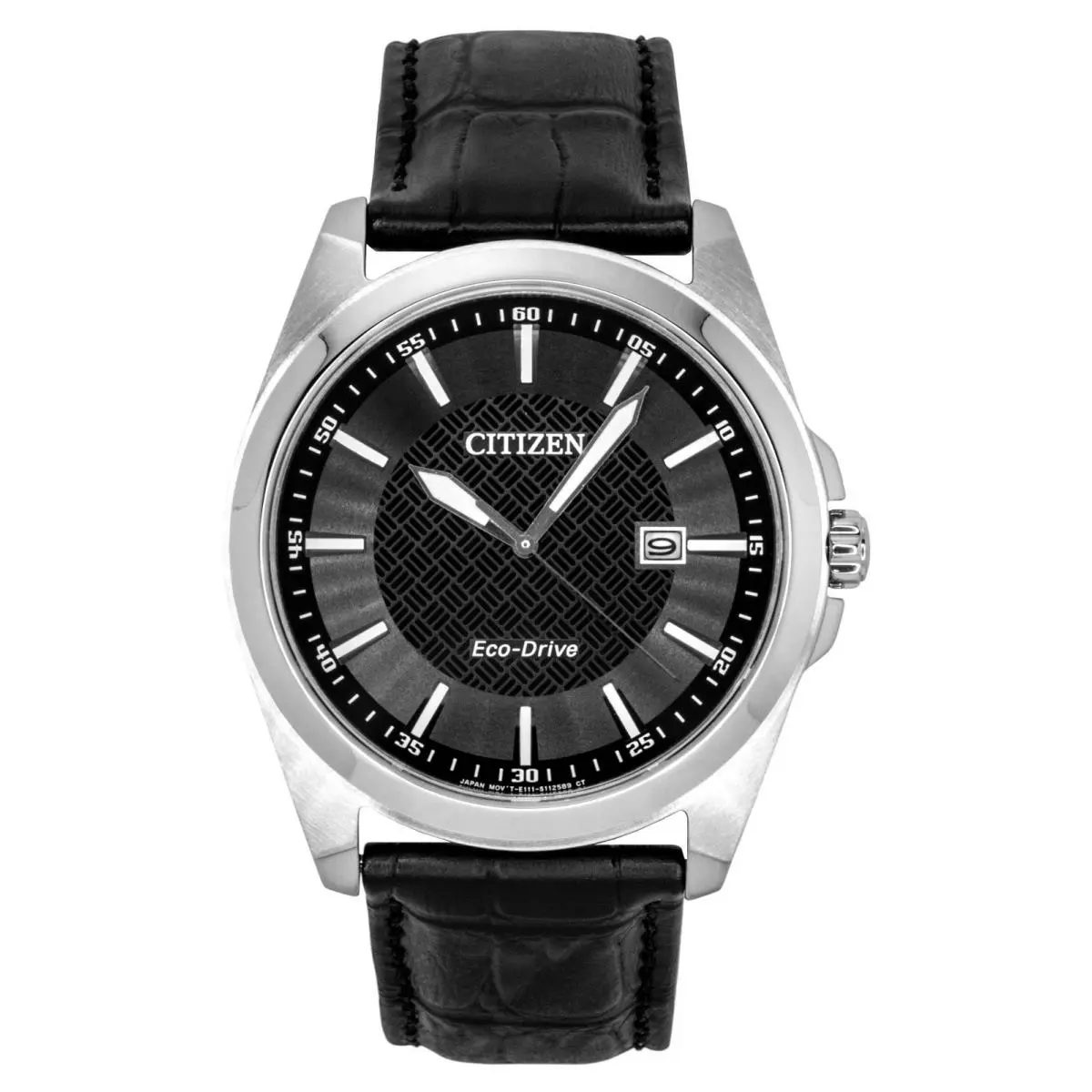Eco-drive Analog Black Dial Solar Casual 100M Men`s Watch BM7108-14E by Citizen