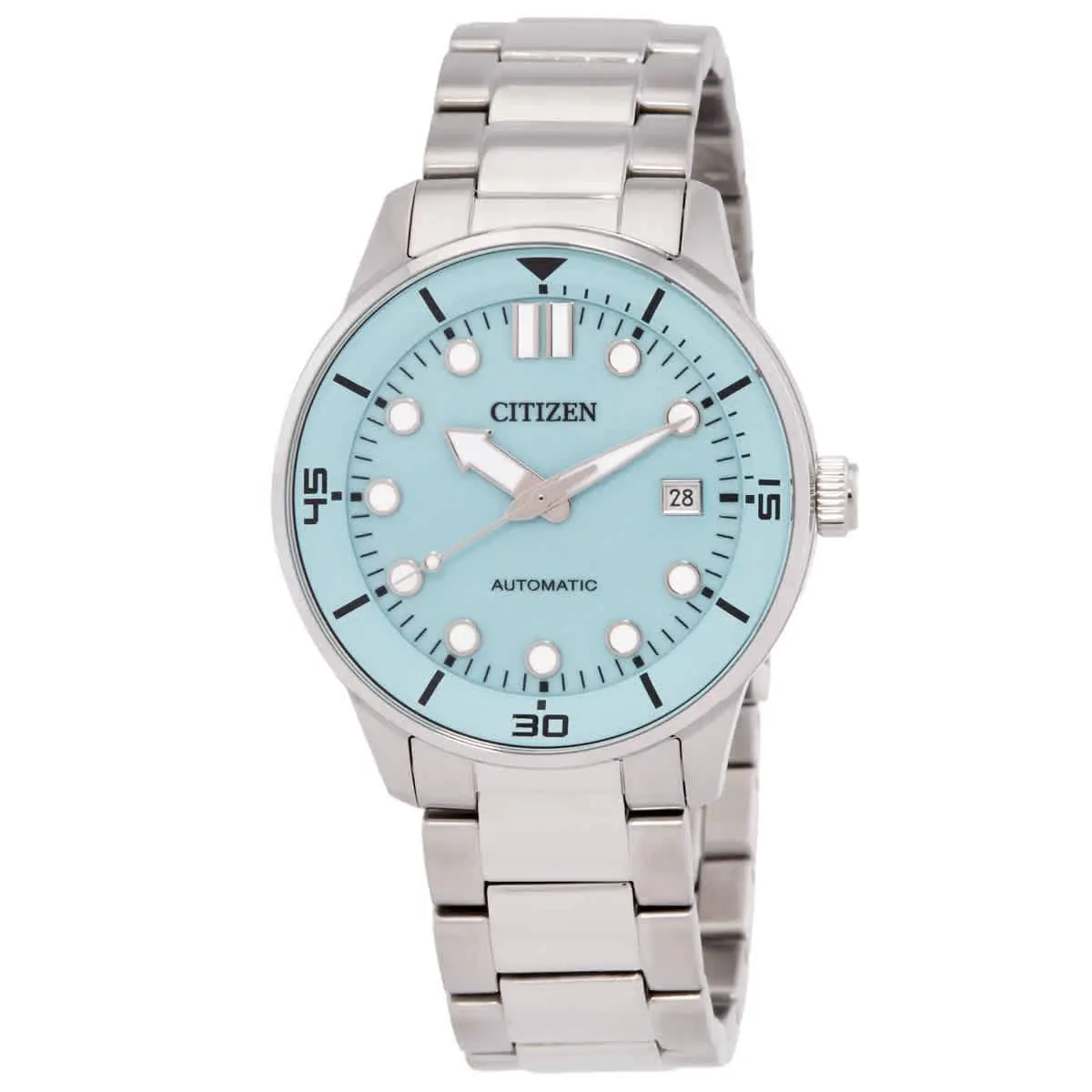 Mechanical Automatic Blue Dial Men`s Watch NJ0191-83M by Citizen