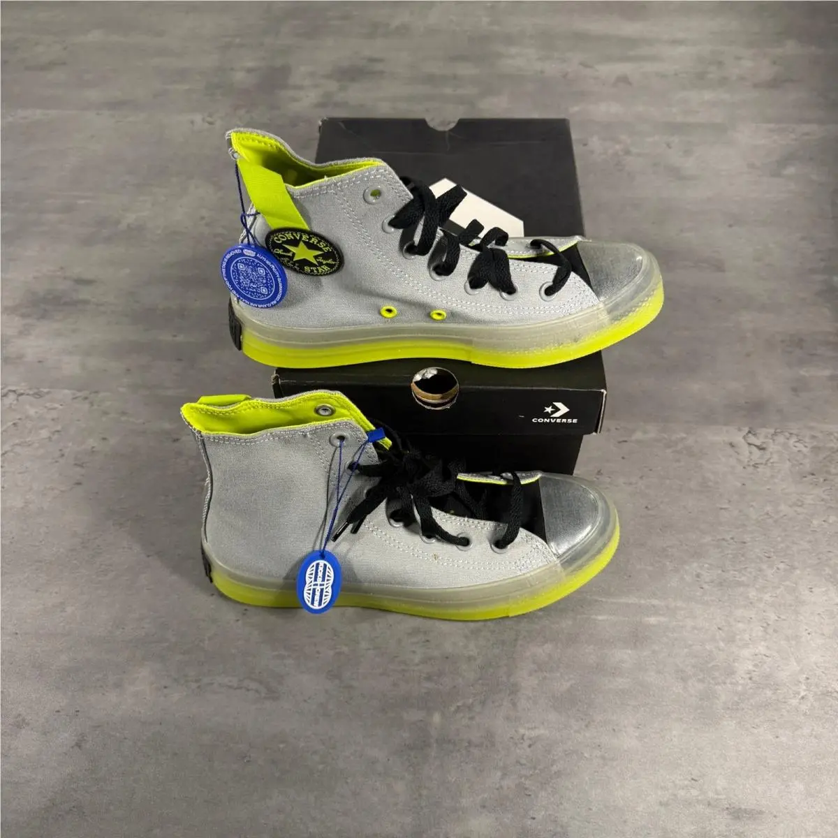 Converse Sneaker M 5.5/ W 7.5 Ctas CX HI Ash Stone Black Lime Twist 171996C