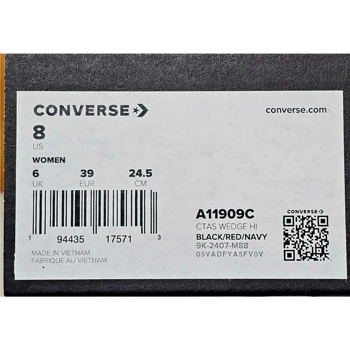 Converse shoes - Converse CTAS High - CTAS High - Black 8