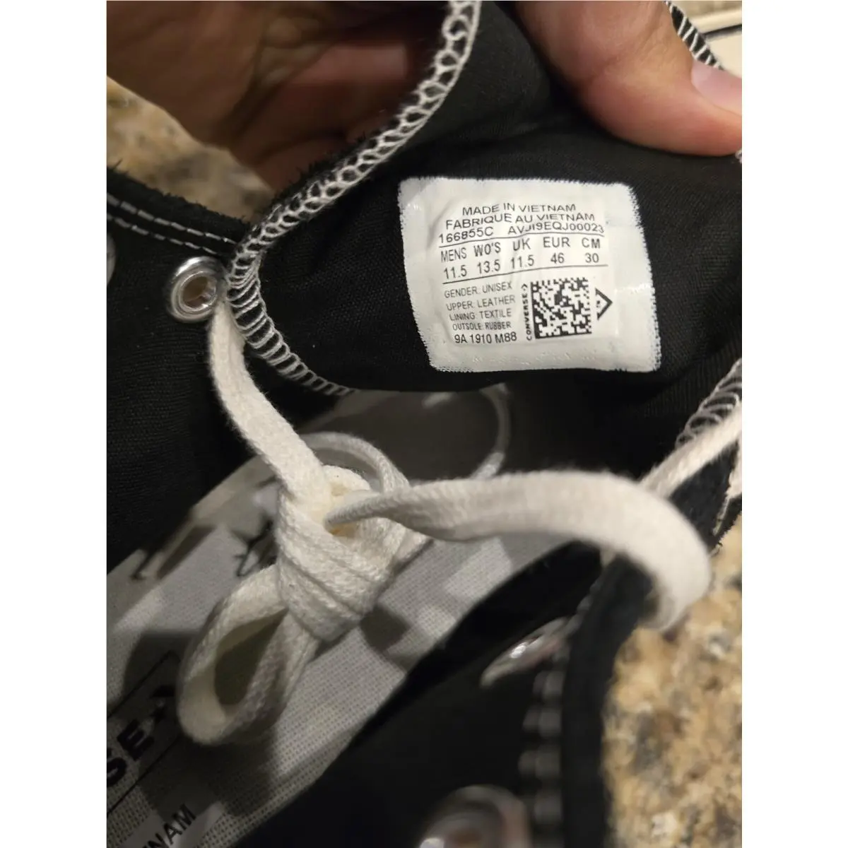 Converse shoes - Converse Chuck Taylor All Star 70 - 166855C - Black 5