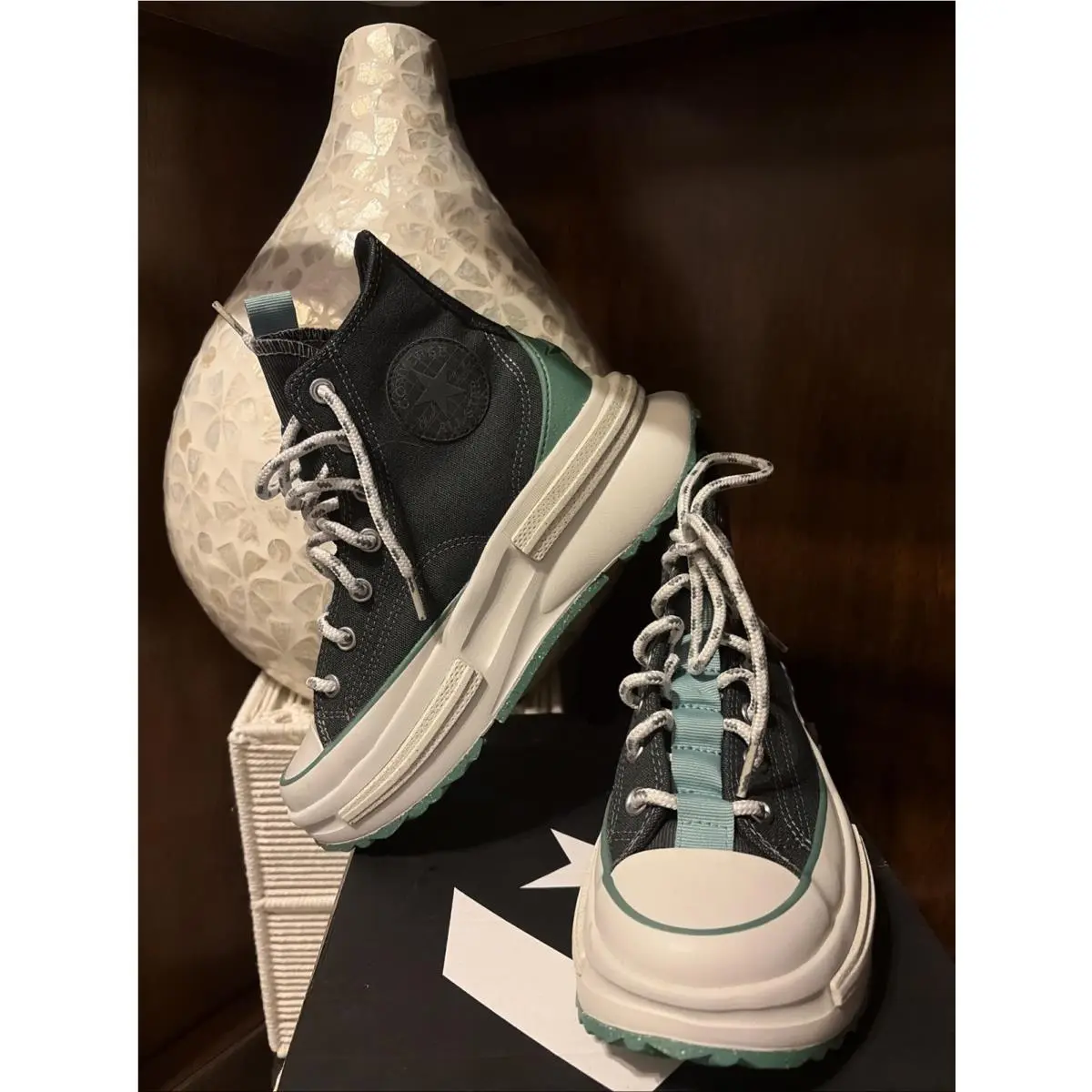 Converse shoes - Converse Run Star - Run Star - Black & Green 1