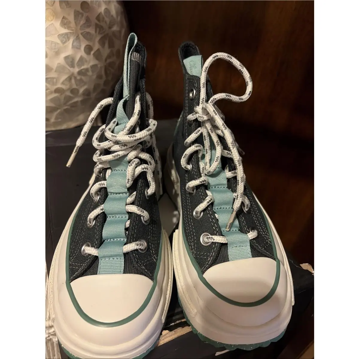 Converse shoes - Converse Run Star - Run Star - Black & Green 6