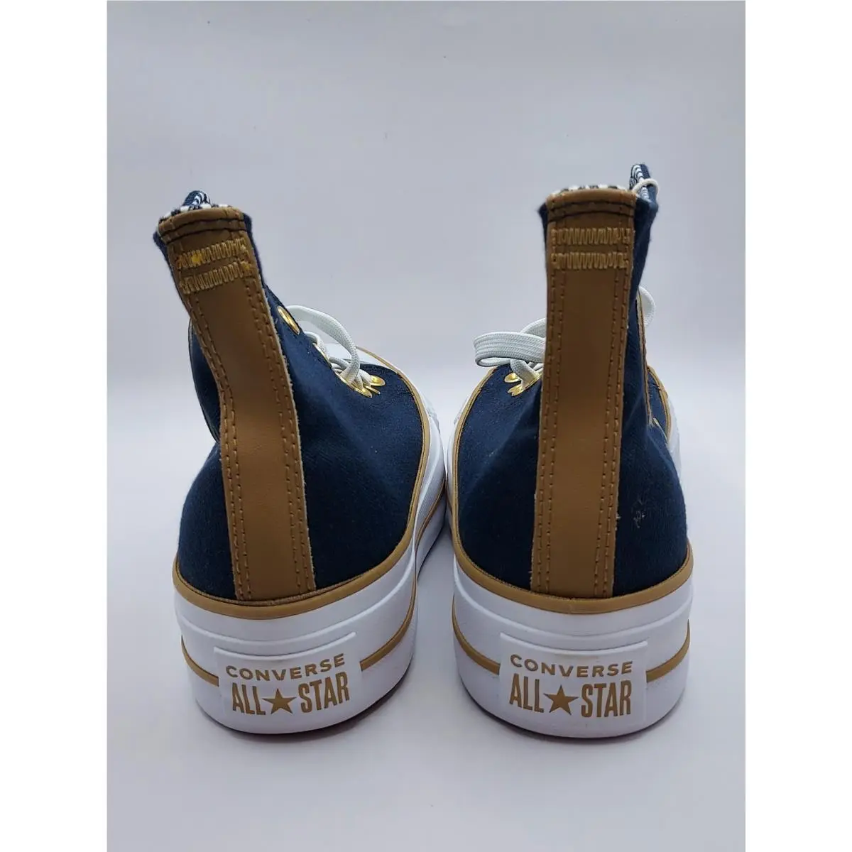 Converse shoes - Converse Chuck Taylor All Star Hi - A08860C - Navy Blue, Gold, & White (UPC: 194434673982) 5