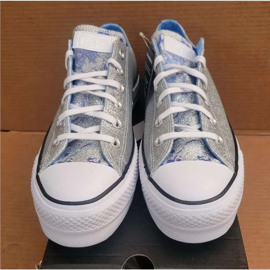 Converse shoes - Converse CTAS Lift OX - CTAS Lift - 571674C - Silver/University Blue/White (UPC: 194433170888) 0