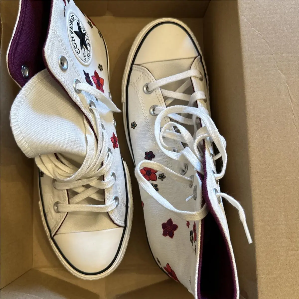 Converse shoes - Flowers - Flowers - White 0