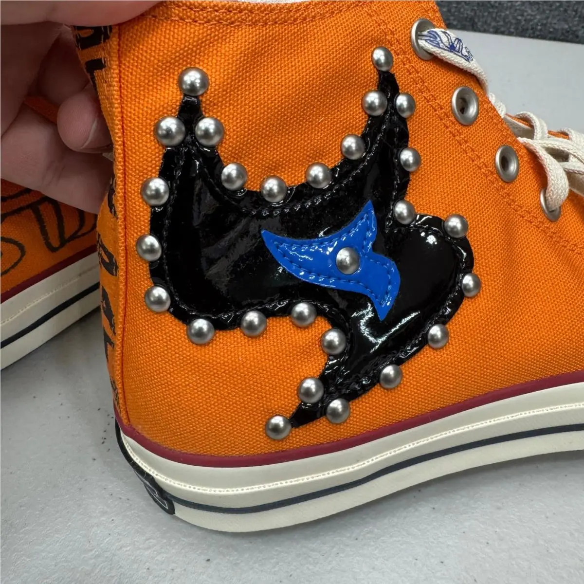 Converse shoes - Chuck 70 Hi Come Tees Star Path - Orange 8