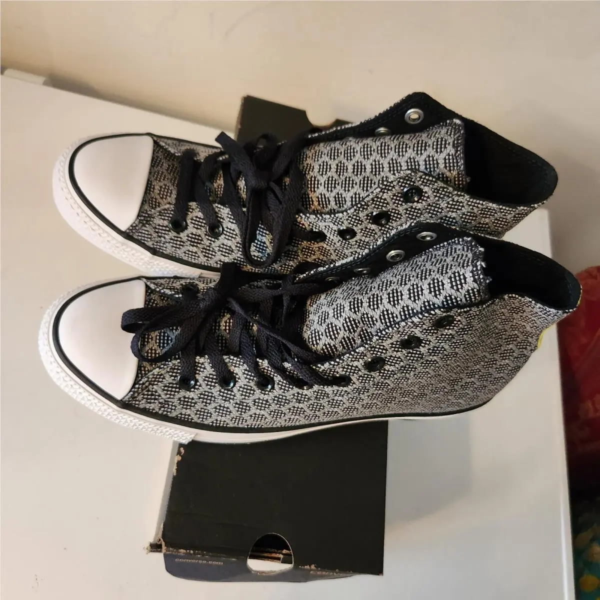 Converse shoes - Converse Chuck Taylor All Star Hi - 155436F - Black/White/Fresh Yellow 12