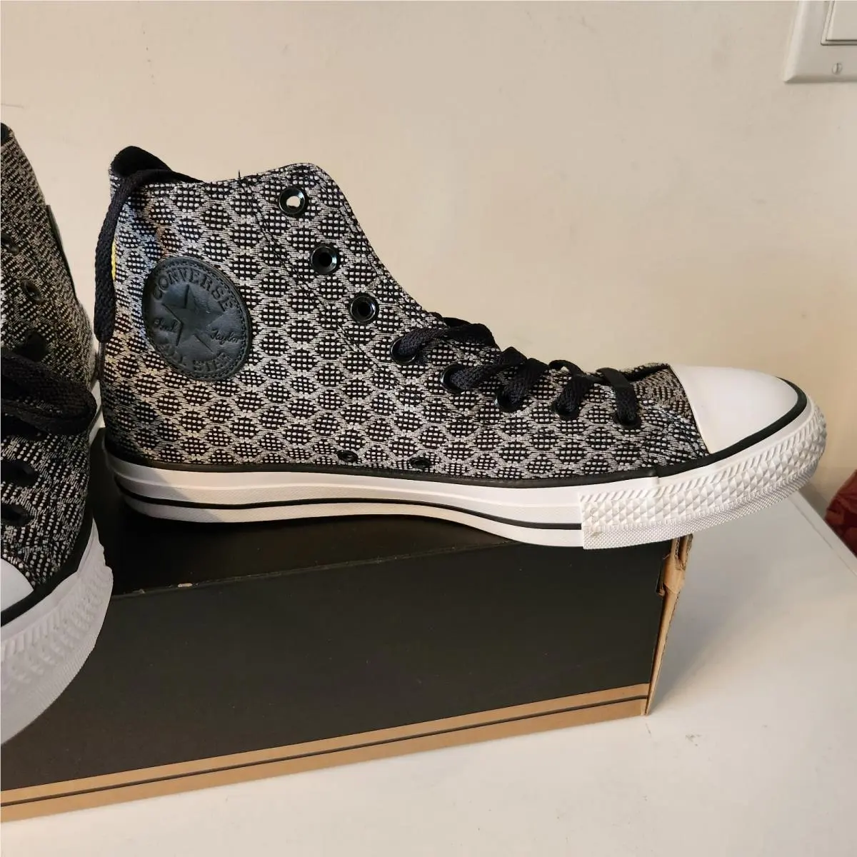 Converse shoes - Converse Chuck Taylor All Star Hi - 155436F - Black/White/Fresh Yellow 0