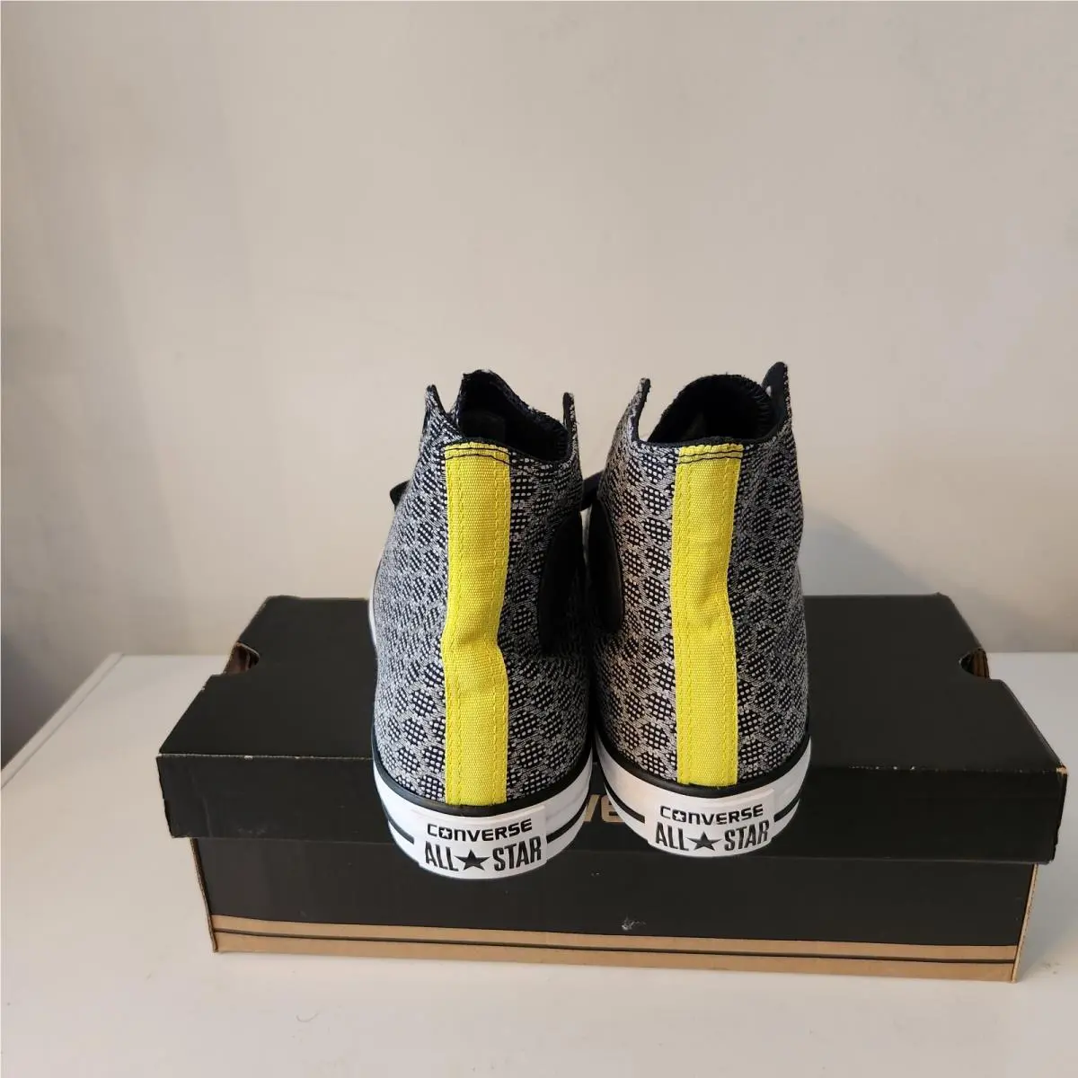Converse shoes - Converse Chuck Taylor All Star Hi - 155436F - Black/White/Fresh Yellow 6