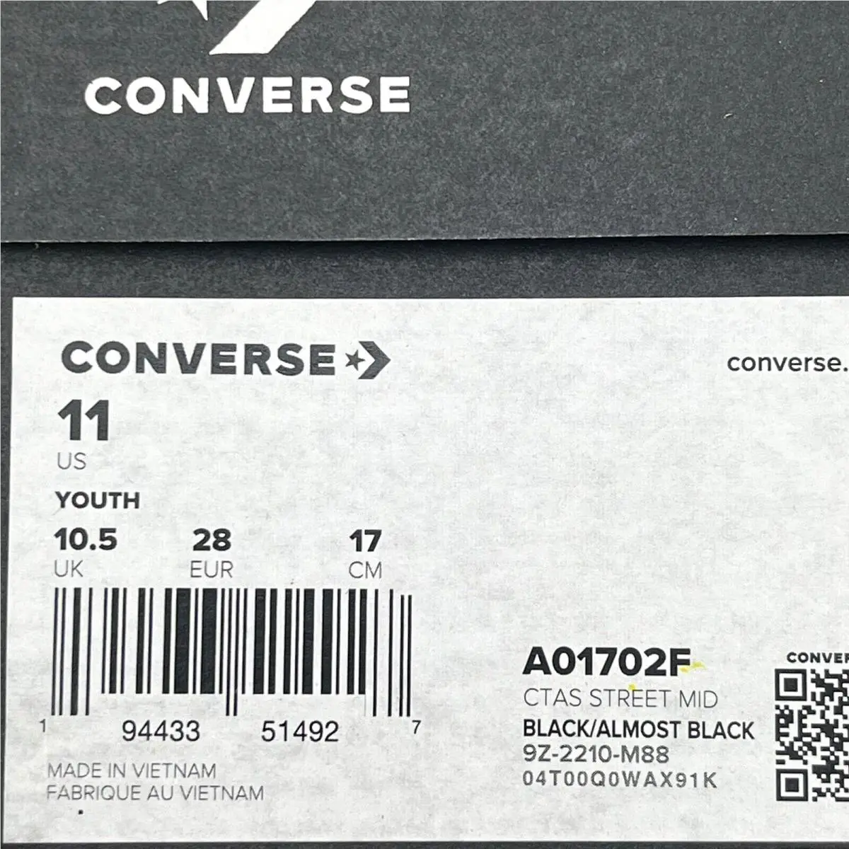 Converse shoes - Converse Chuck Taylor All Star - Black (UPC: 194433514927) 8
