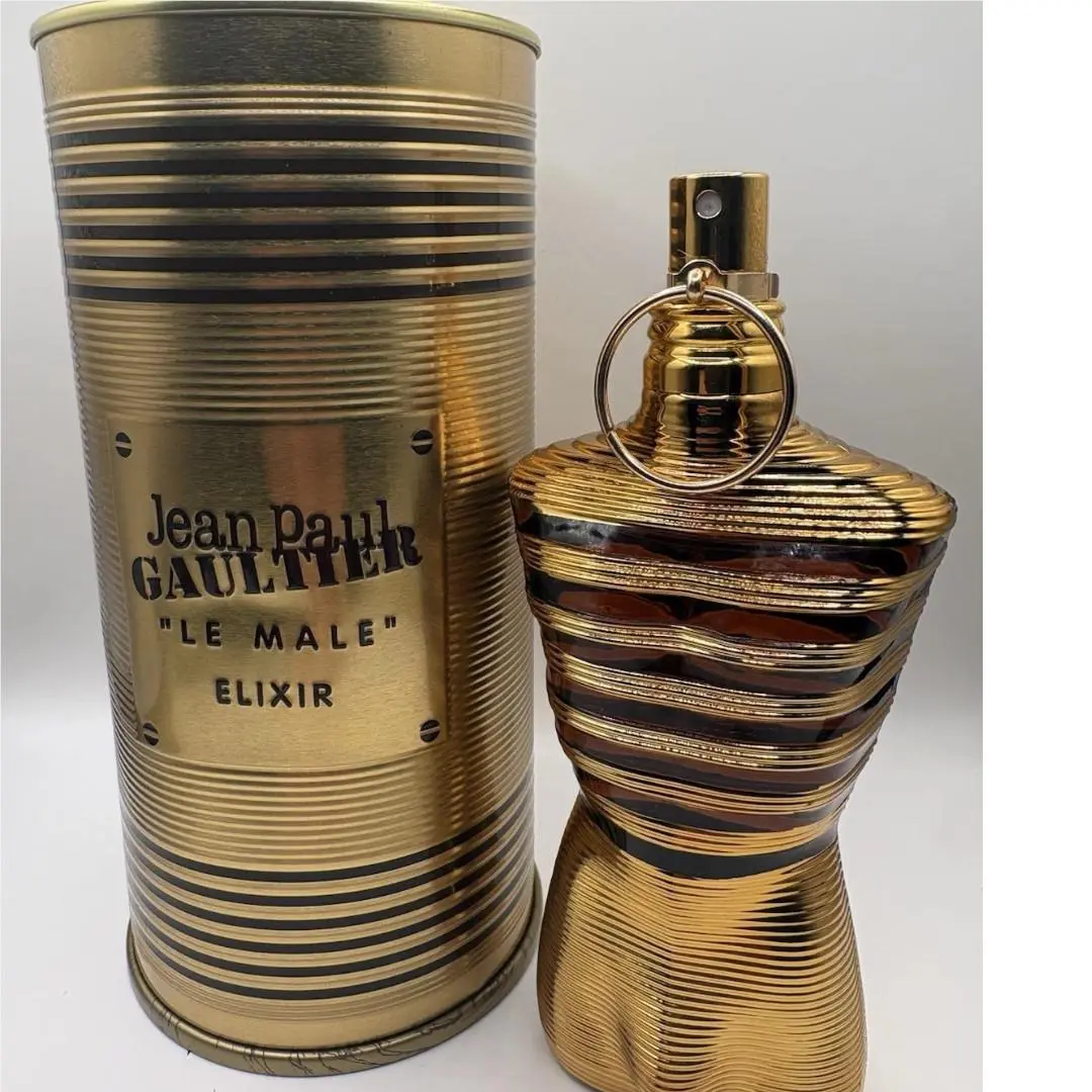 Jean Paul Gaultier Le Male Elixir Men’s Fragrance Gold Bottle Tin 75ml 2.5oz L