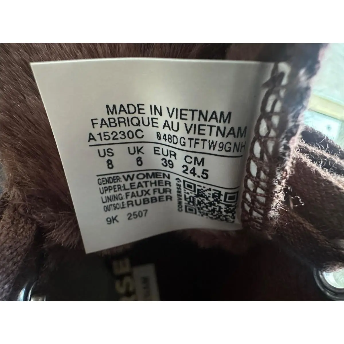 Converse shoes - Converes Chuck Taylor - Converes Chuck Taylor - Brown (UPC: 194435826509) 5