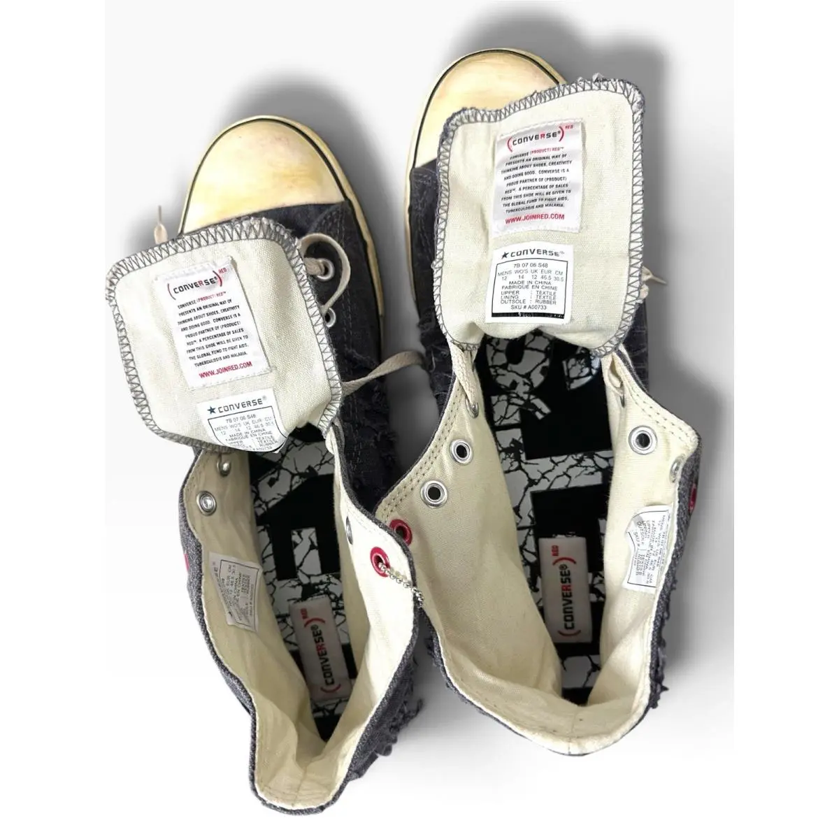 Converse shoes - CHUCK TAYLORS HIGH TOPS - CHUCK TAYLORS HIGH TOPS - Blue (UPC: 022859282673) 7