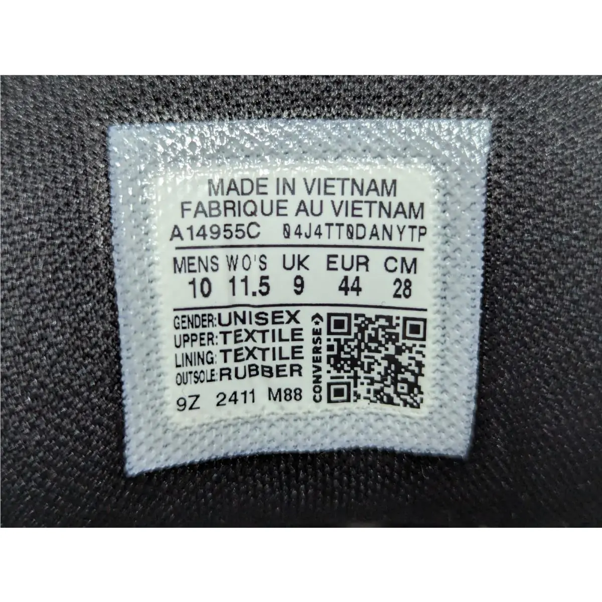 Converse shoes - Converse Puff Star Ox - Puff Star - A14955C - Black (UPC: 194435456829) 14
