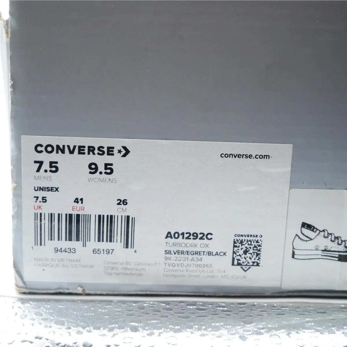 Converse shoes - Converse TURBODRK Chuck 70 Low - Silver 10
