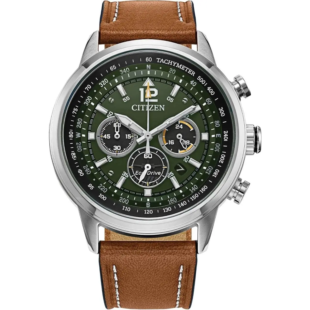 Citizen Men`s Eco-drive Chronograph Watch - Dual Time Zones