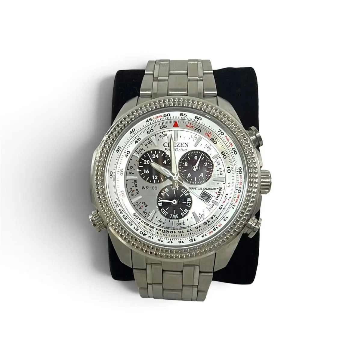 Mens Eco Drive Calendar Steel Bracelet Watch BL5400-52A CMP130232 by Citizen