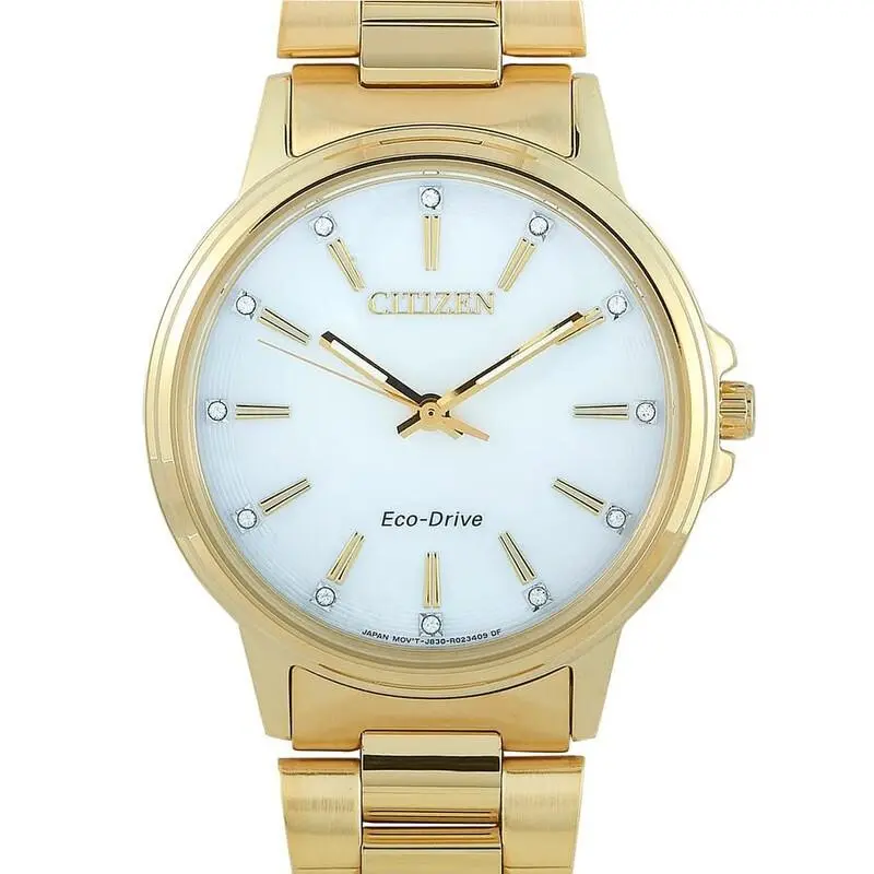 FE7032-51D Chandler Mother OF Pearl Dial Gold-tone Bracelet Womens Watch by Citizen