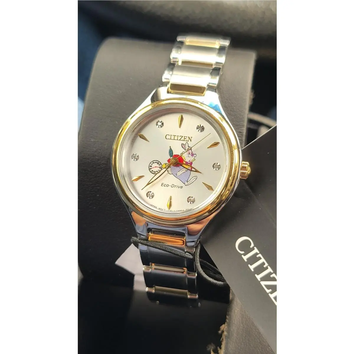 Disney Parks White Rabbit Watch  – Alice in Wonderland by Citizen