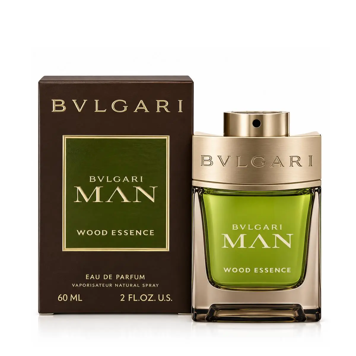NP  Man Wood Essence Men`s Eau de Parfum Fragrance Spray 2.0 FL OZ/60 ML by Bvlgari