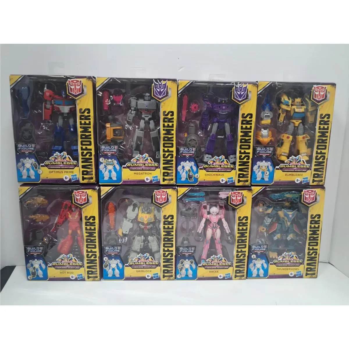 Transformers Bumblebee Cyberverse Adventures - Maccadam Baf Wave - Set of 8