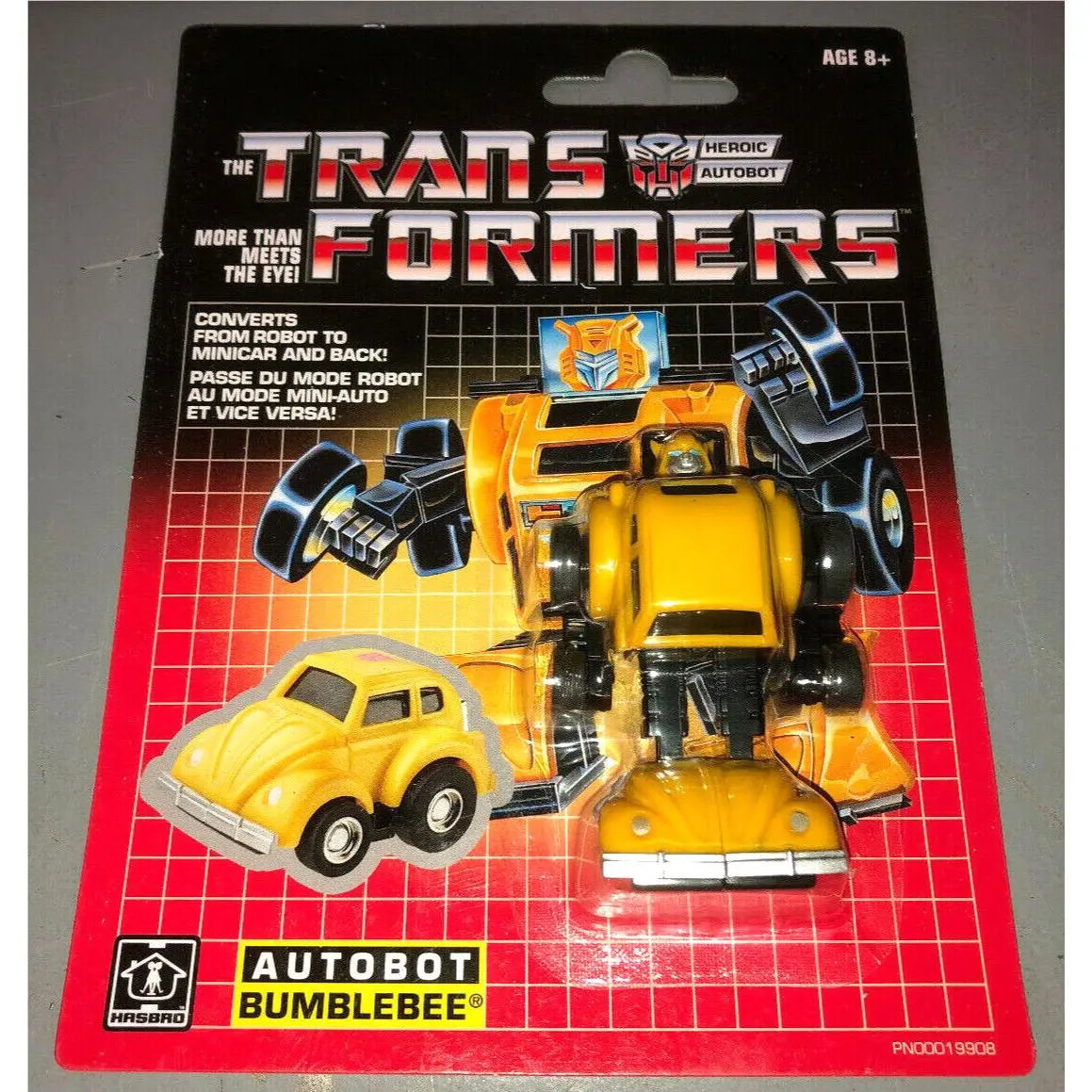 Error Transformers Bumblebee Walmart Reissue Figure Toy NO Autobot Chest Sticker