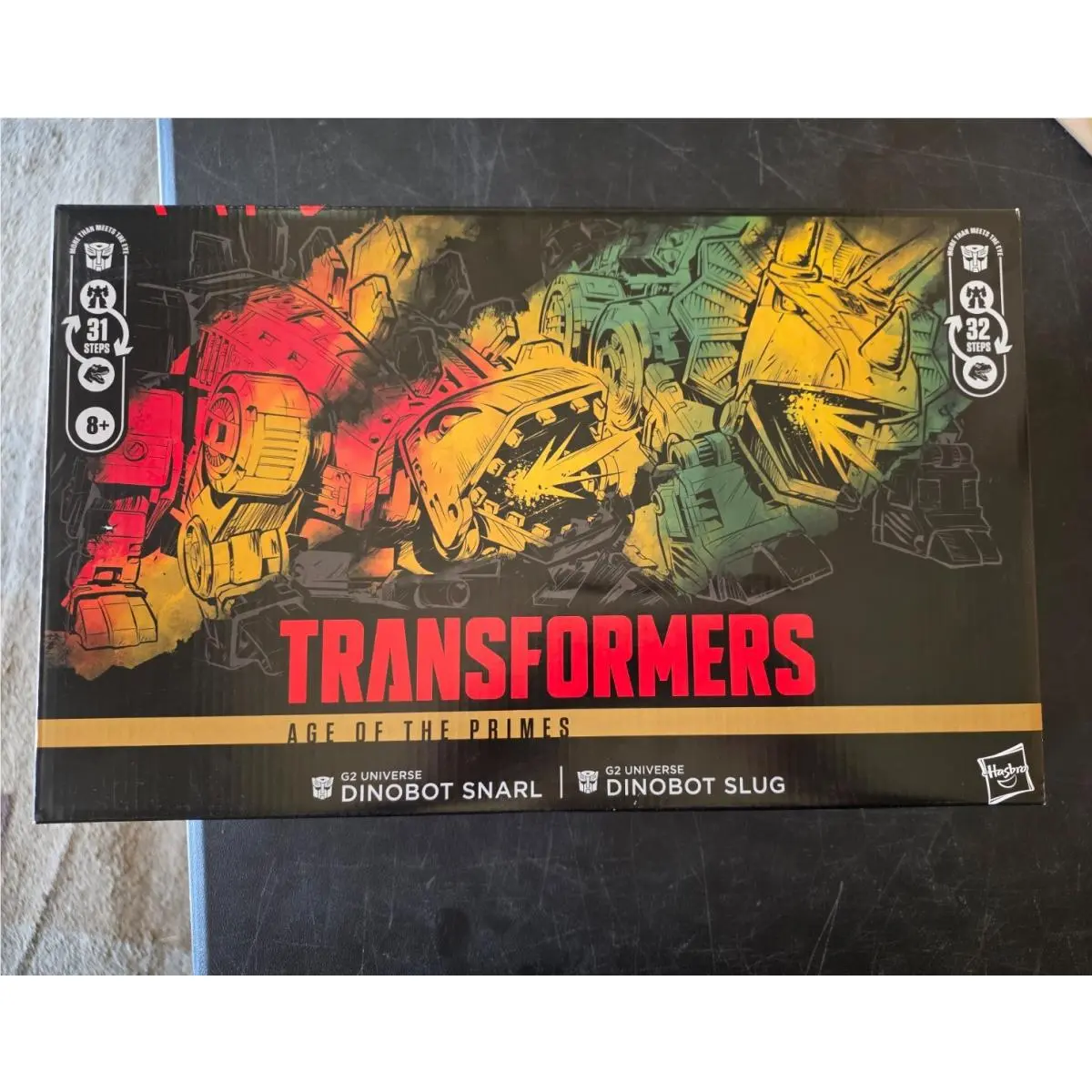 Transformers Age of The Primes G2 Universe Dinobot Snarl and Slug 2-Pack