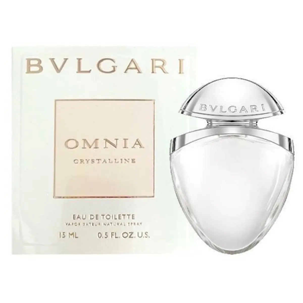 Omnia Crystalline  0.5 oz / 15 ml Edt Travel Size Women Perfume Spray by Bvlgari