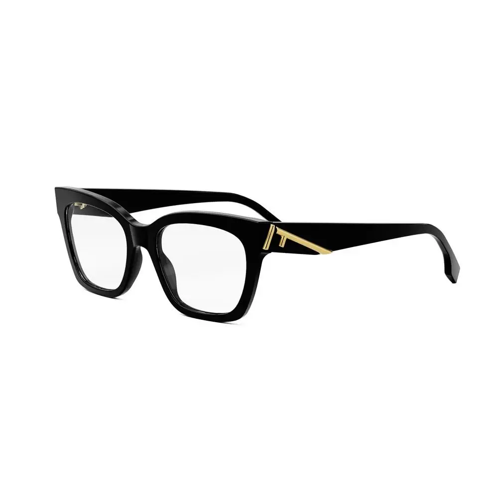 FE50073I FE 50073I 001 Black Frame Eyeglasses 52 18 140 by Fendi