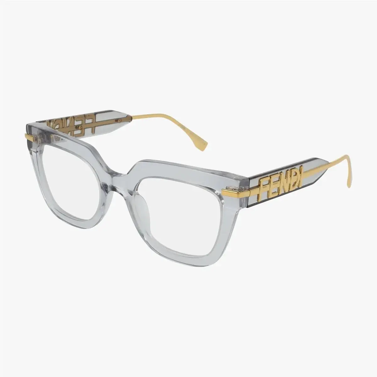 Fendi FE50065I FE 50065I 020 Clear/gold Frame Eyeglasses 50 21 140