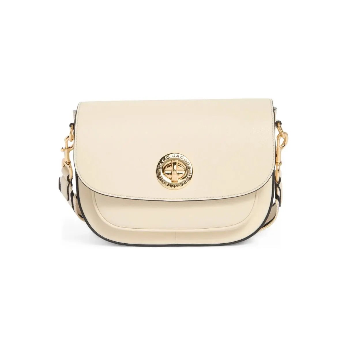 - Women Signet Turnlock Saddle Bag by Marc Jacobs