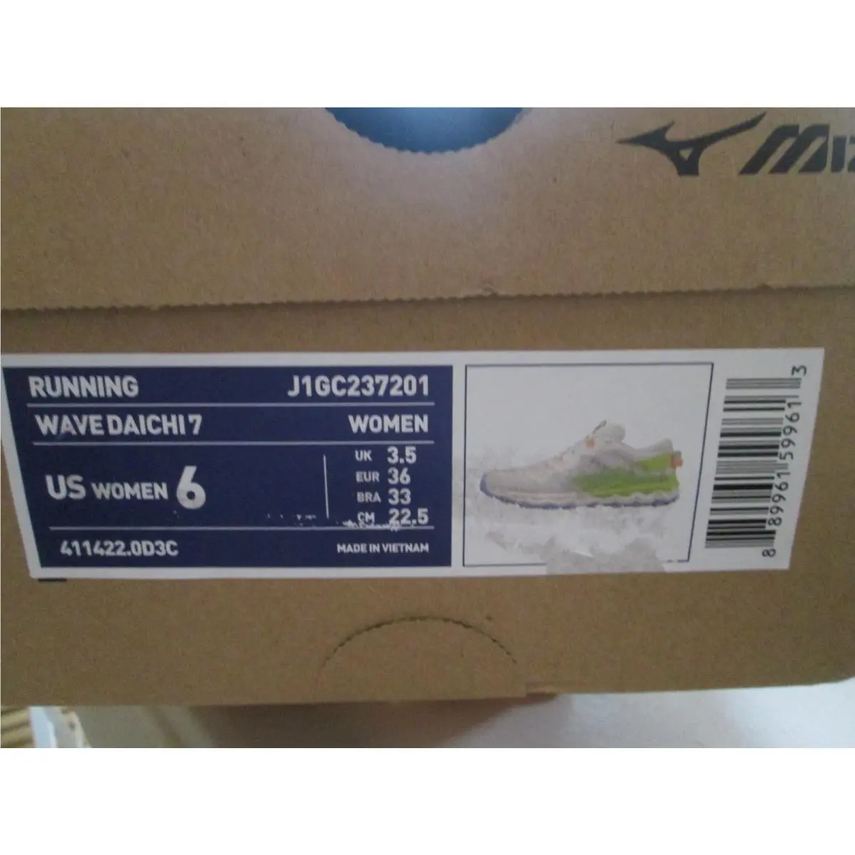 Mizuno shoes - 411422.0D3C - 4114220D3C - White (UPC: 889961599613) 3