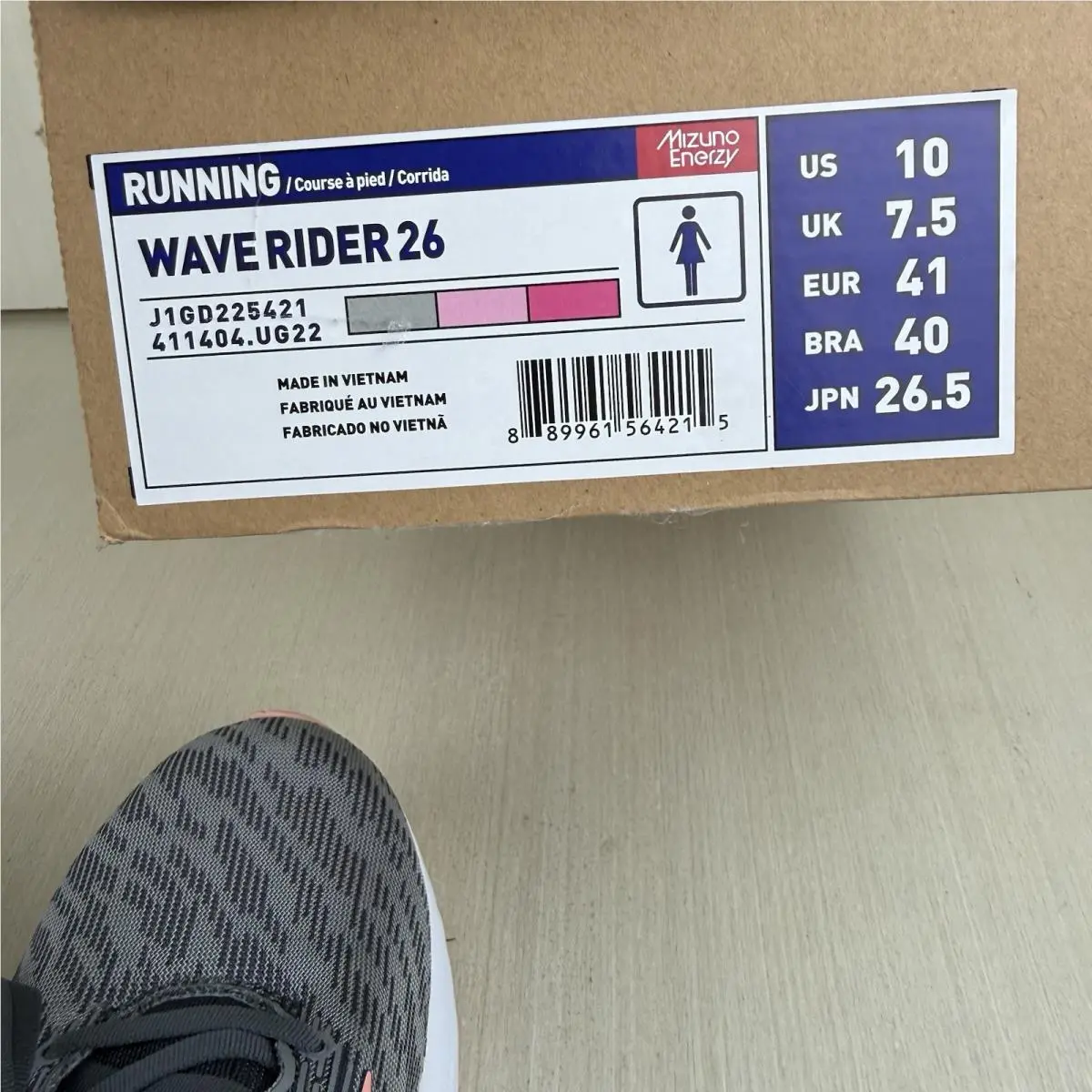 Mizuno shoes - Mizuno Wave Rider - Wave Rider - Gray 5