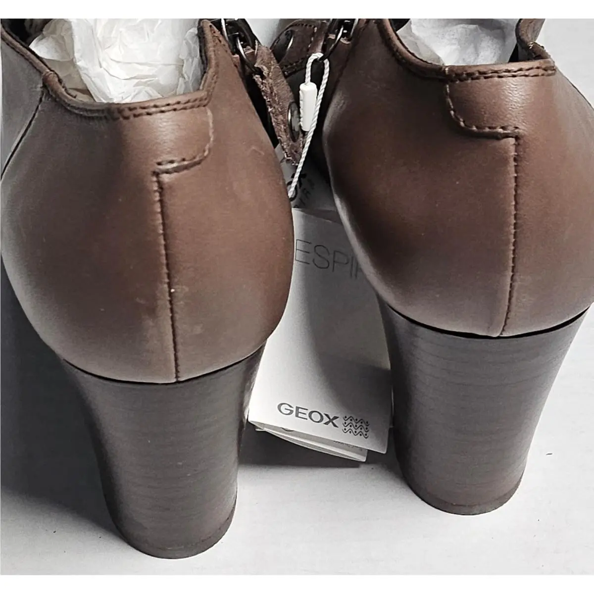 Geox shoes - GEOX D ANNYA A - Nappa+Smooth Lea - Brown 2