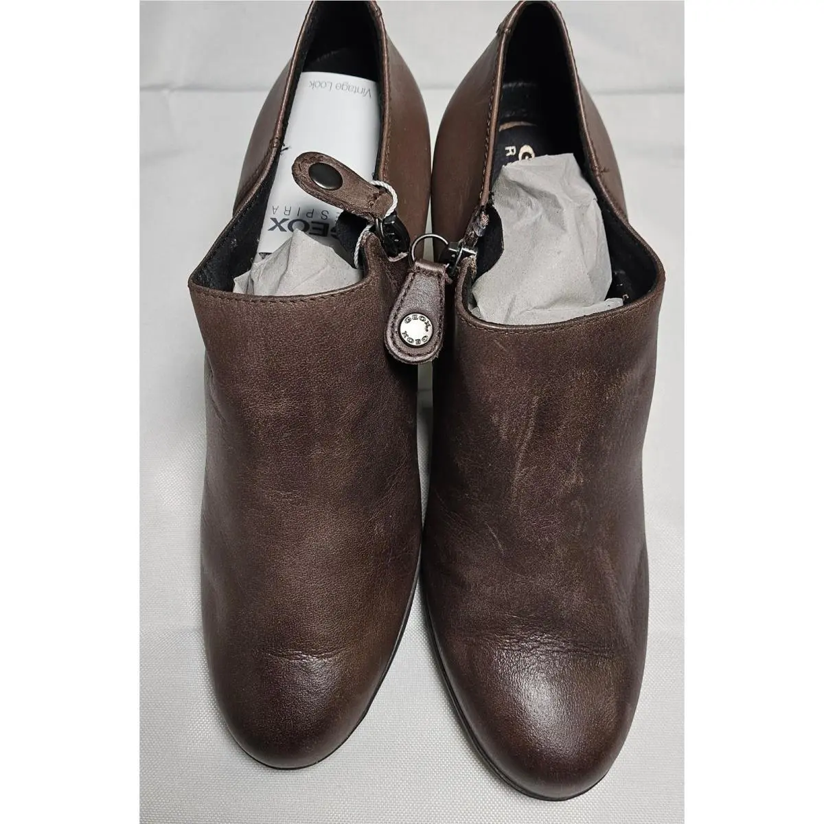 Geox shoes - GEOX D ANNYA A - Nappa+Smooth Lea - Brown 3