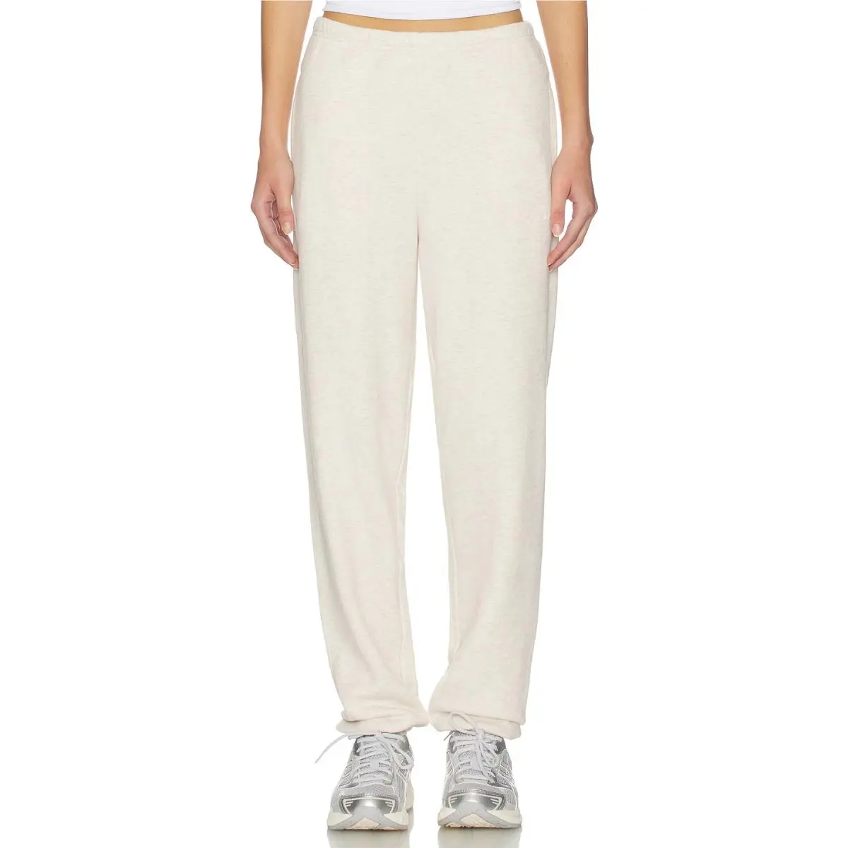 Skims Cotton Fleece Classic Jogger Oatmeal Heather Size L