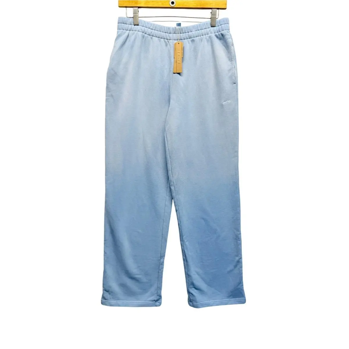 Skims Outdoor Fleece Wide Leg Pant Blue Mineral Wash Sweatpants