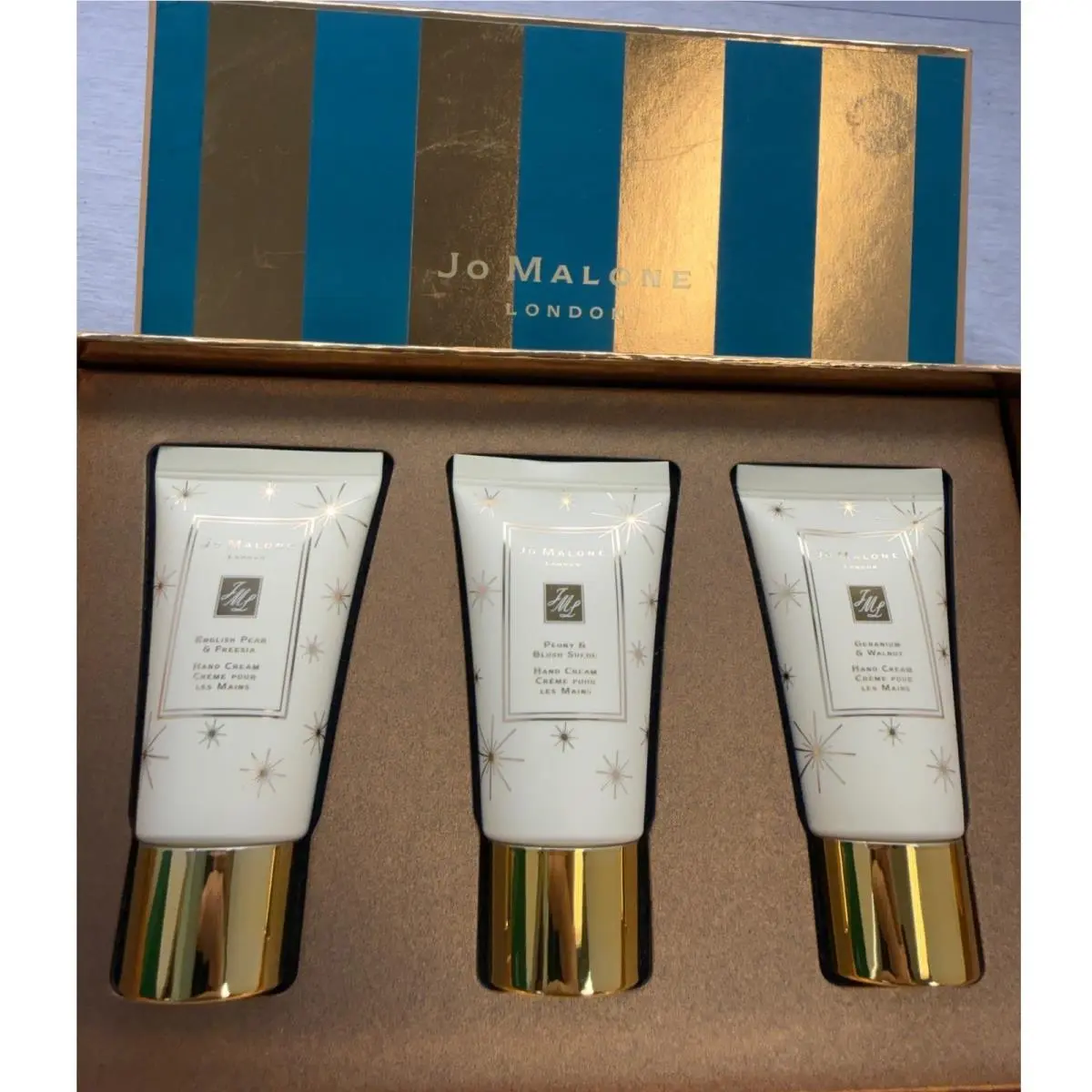 Jo Malone London Vtg Hand Cream Box Set 3-Piece Gift Set 30ml Tubes