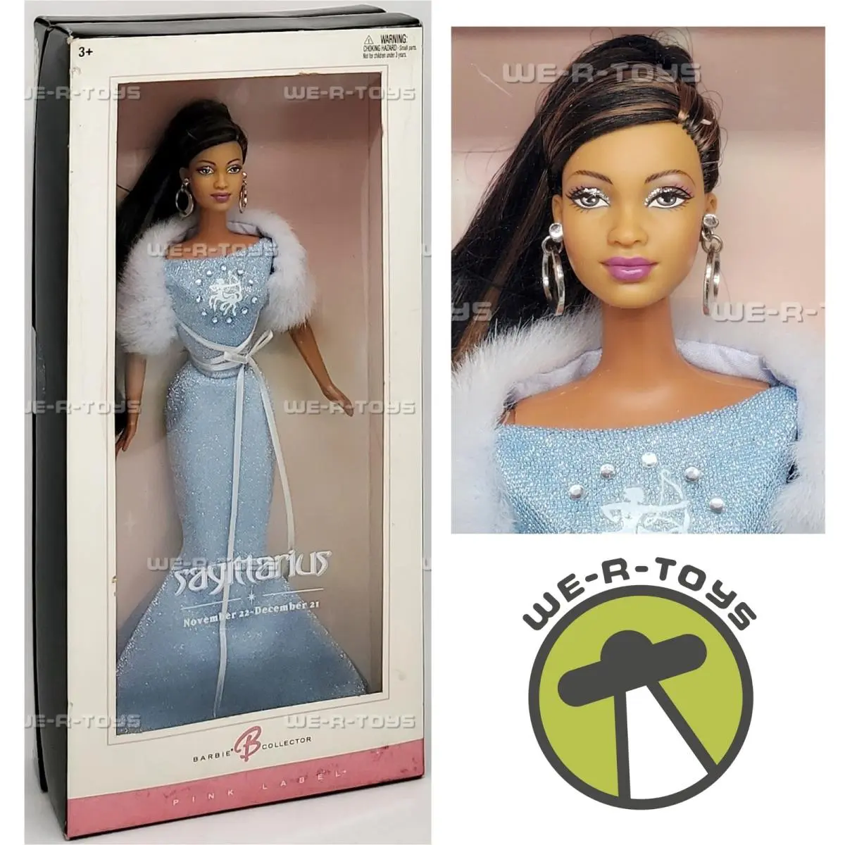 Sagittarius Barbie Doll African American 2004 Mattel C6249
