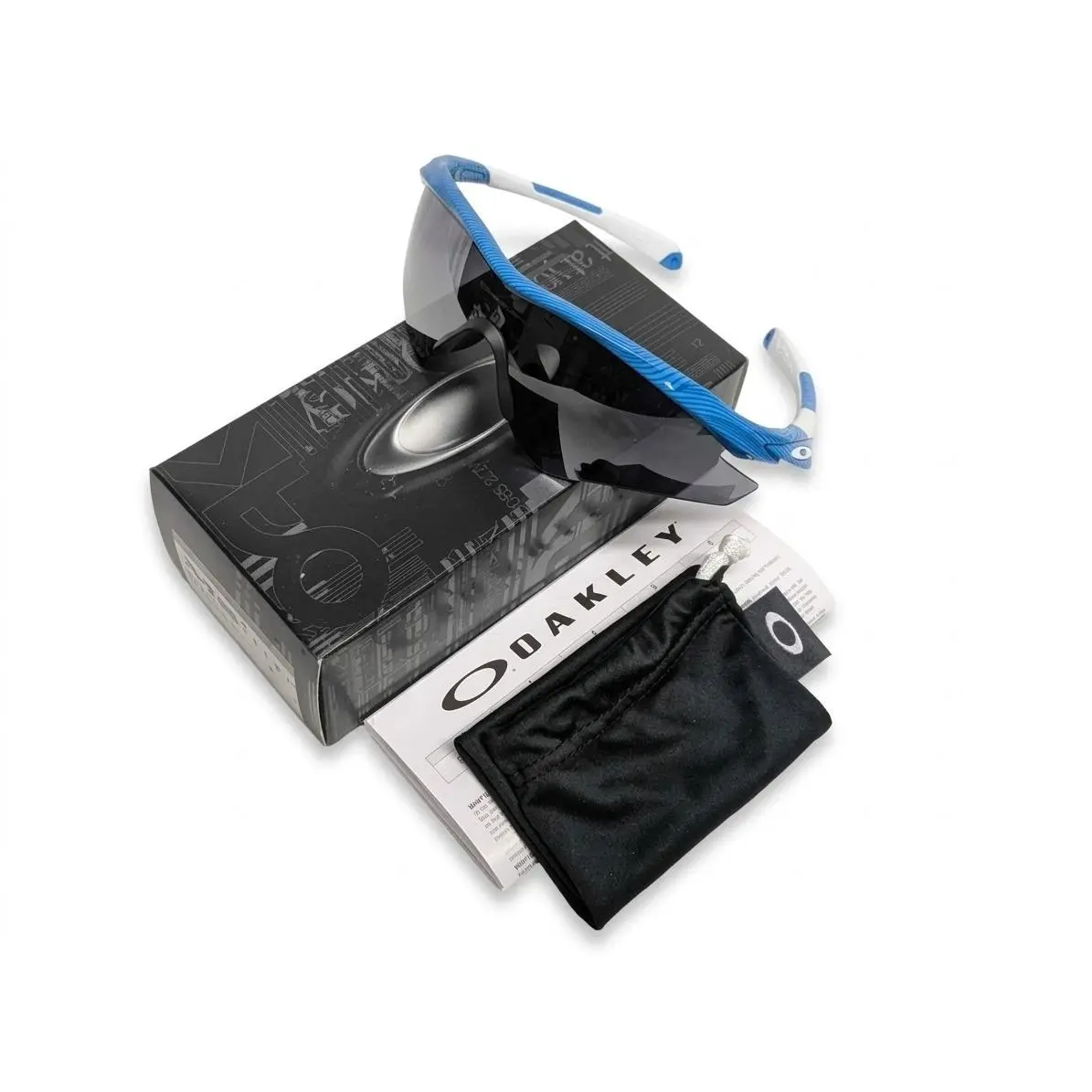 Oakley Fingerprint Collection M2 Sky Blue/black Iridium Asian Fit