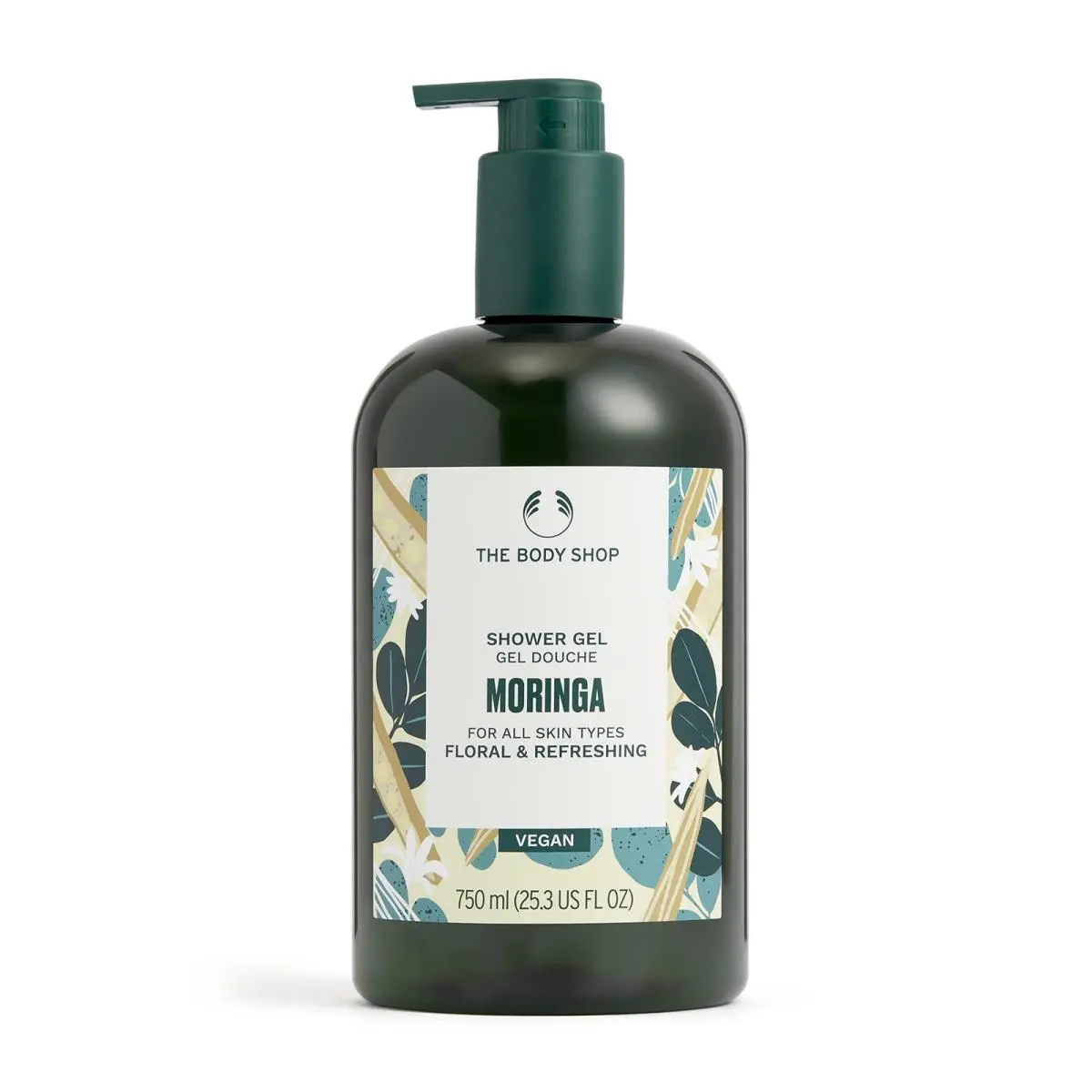 The Body Shop Moringa Shower Gel 25 Fl Oz