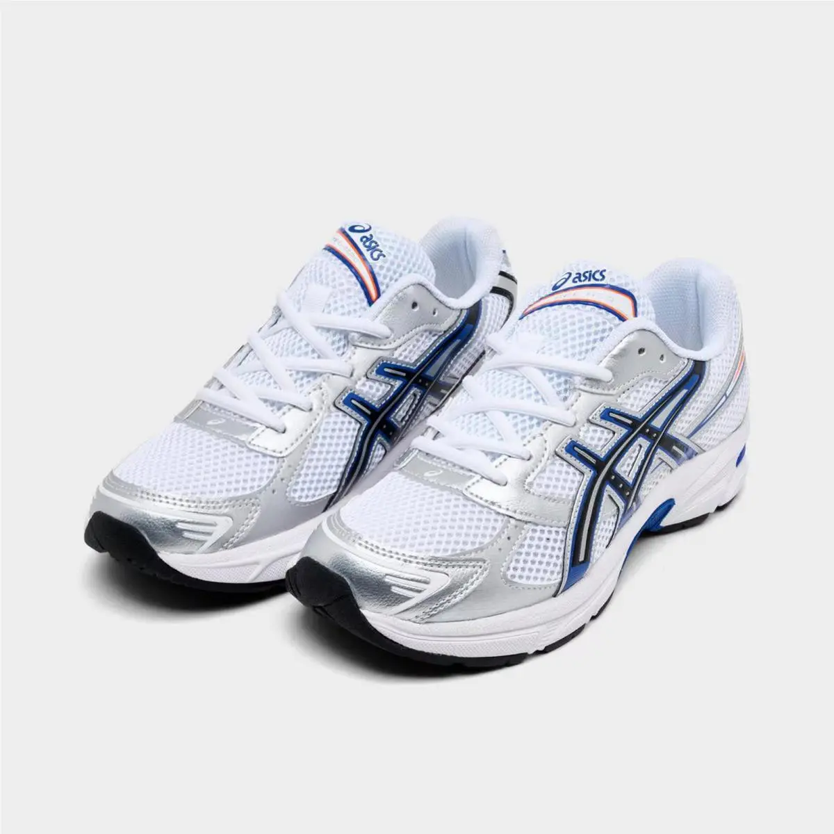 Asics shoes - 1204A163 105 - White/Prussian Blue/Orange 1