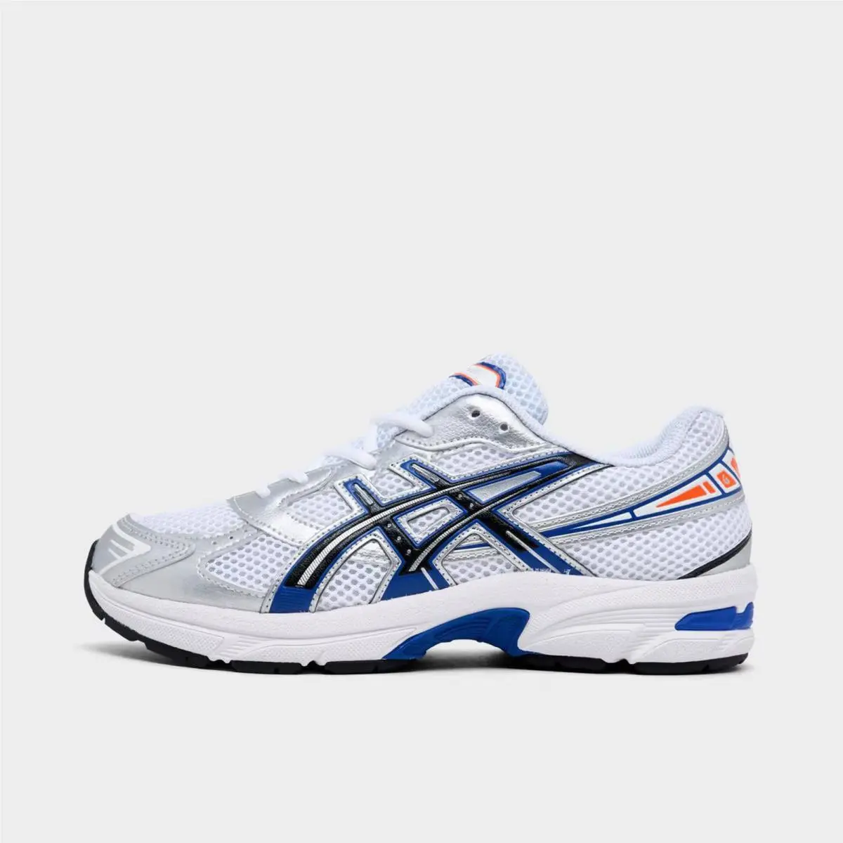 Asics shoes - 1204A163 105 - White/Prussian Blue/Orange 3